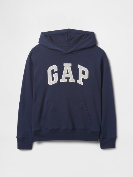 Детски дуксер со качулка и лого – Tapestry Navy