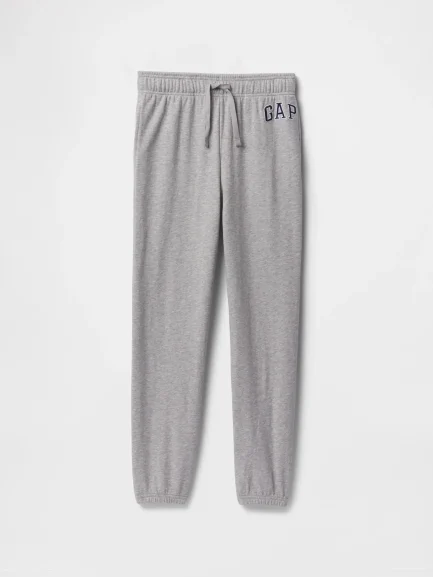 Детски тренерки со лого – Light Heather Grey