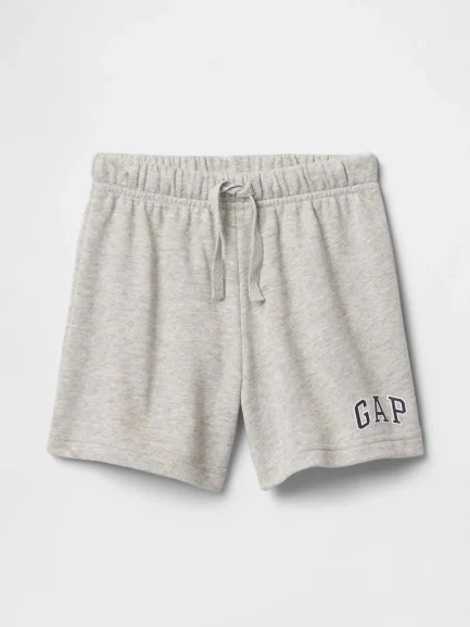 Бебешки шорц со лого – Light Heather Grey