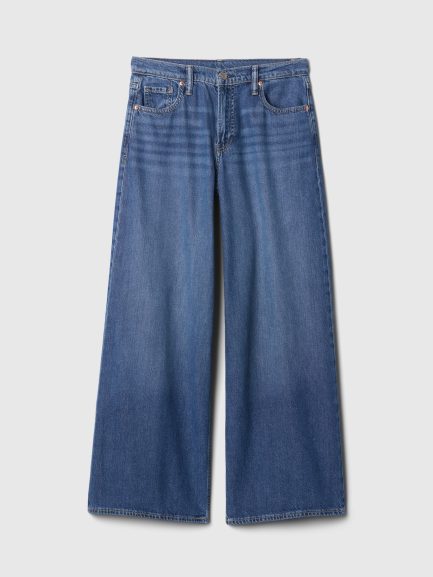 Женски Mid Rise Baggy фармерки – Light Indigo