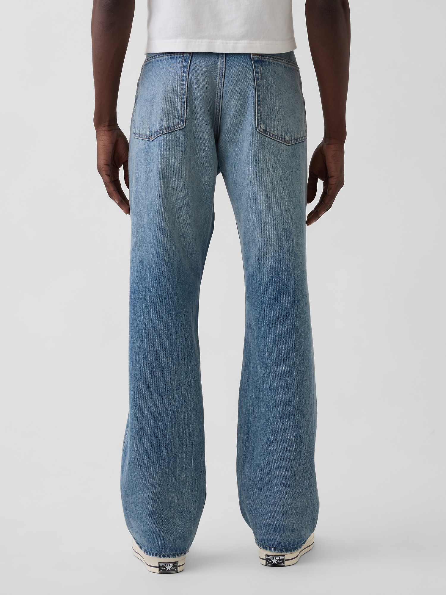 Машки Relaxed Straight фармерки – Medium Wash