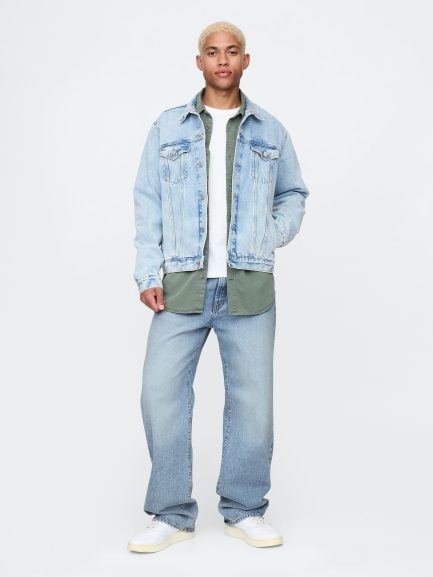 LOOSE DENIM PANTS